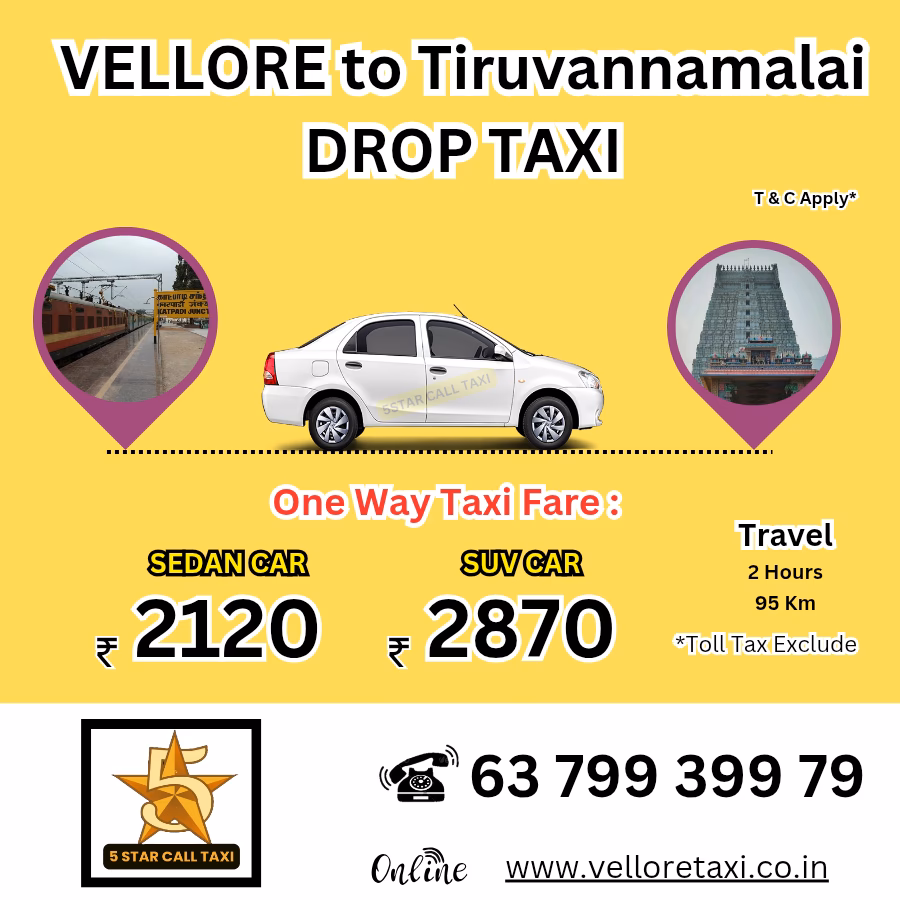 How to book cabs in Vellore?