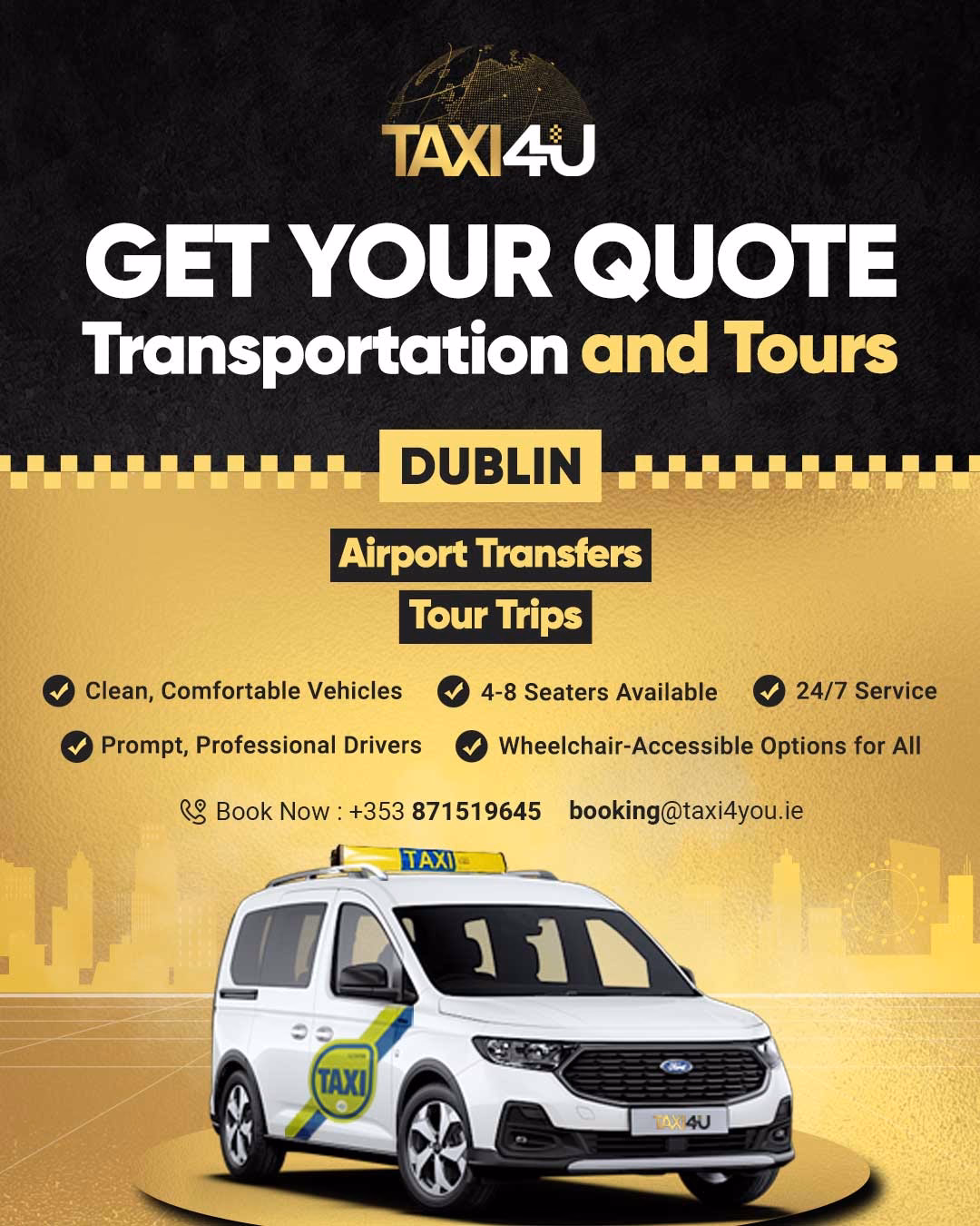 Who are Irish taxi tours?
