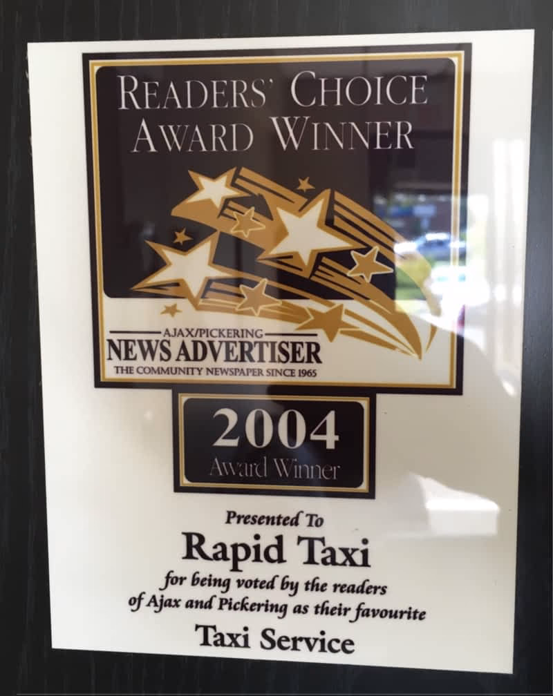 Does rapid taxi deliver to Durham Ajax?