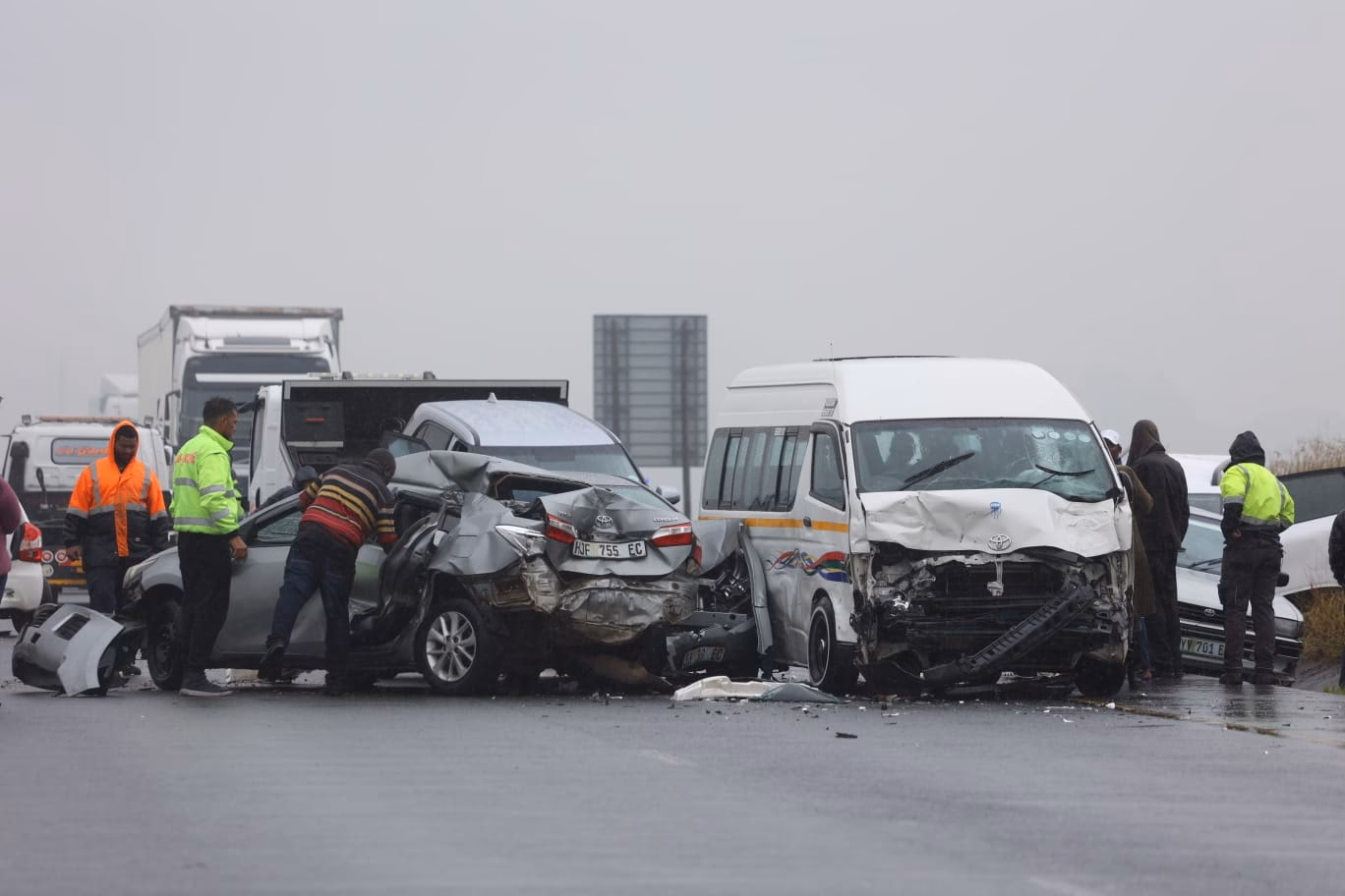 Why did a car crash happen in the Eastern Cape?