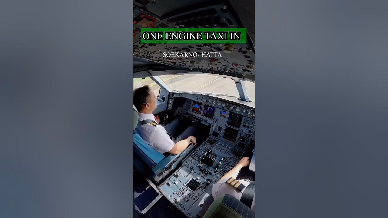 Can a Boeing A320 taxi out a single engine?