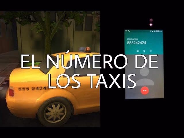 ¿Cuál es el número de licencia de un taxi?