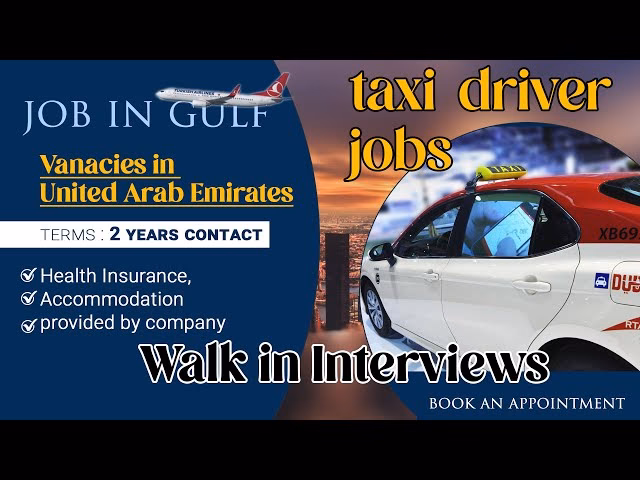 How to become a taxi driver in Dubai/UAE?