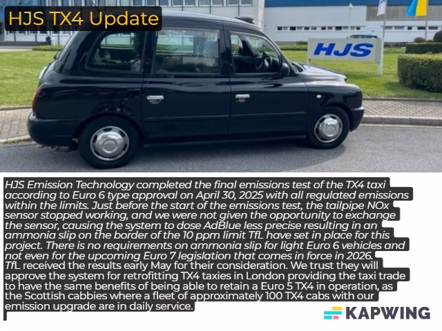 Why is my TX4 taxi engine management system light on?