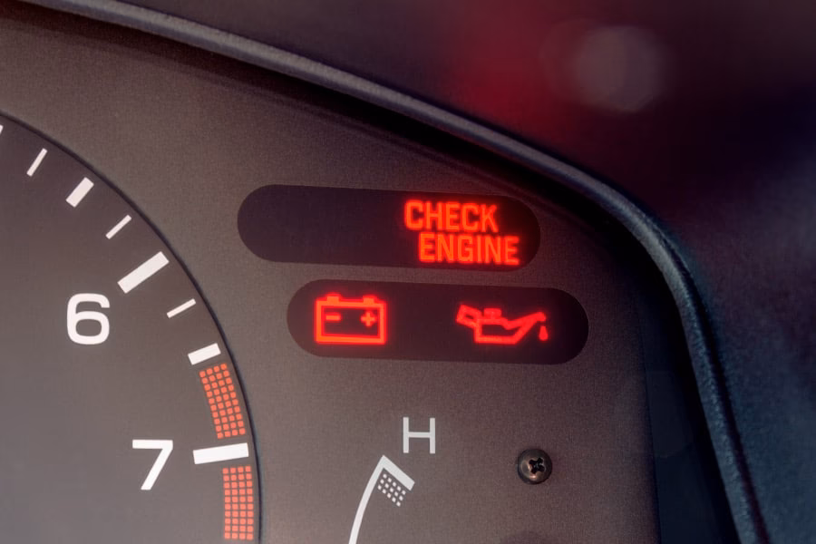 What is the most common colour of a dashboard warning light?