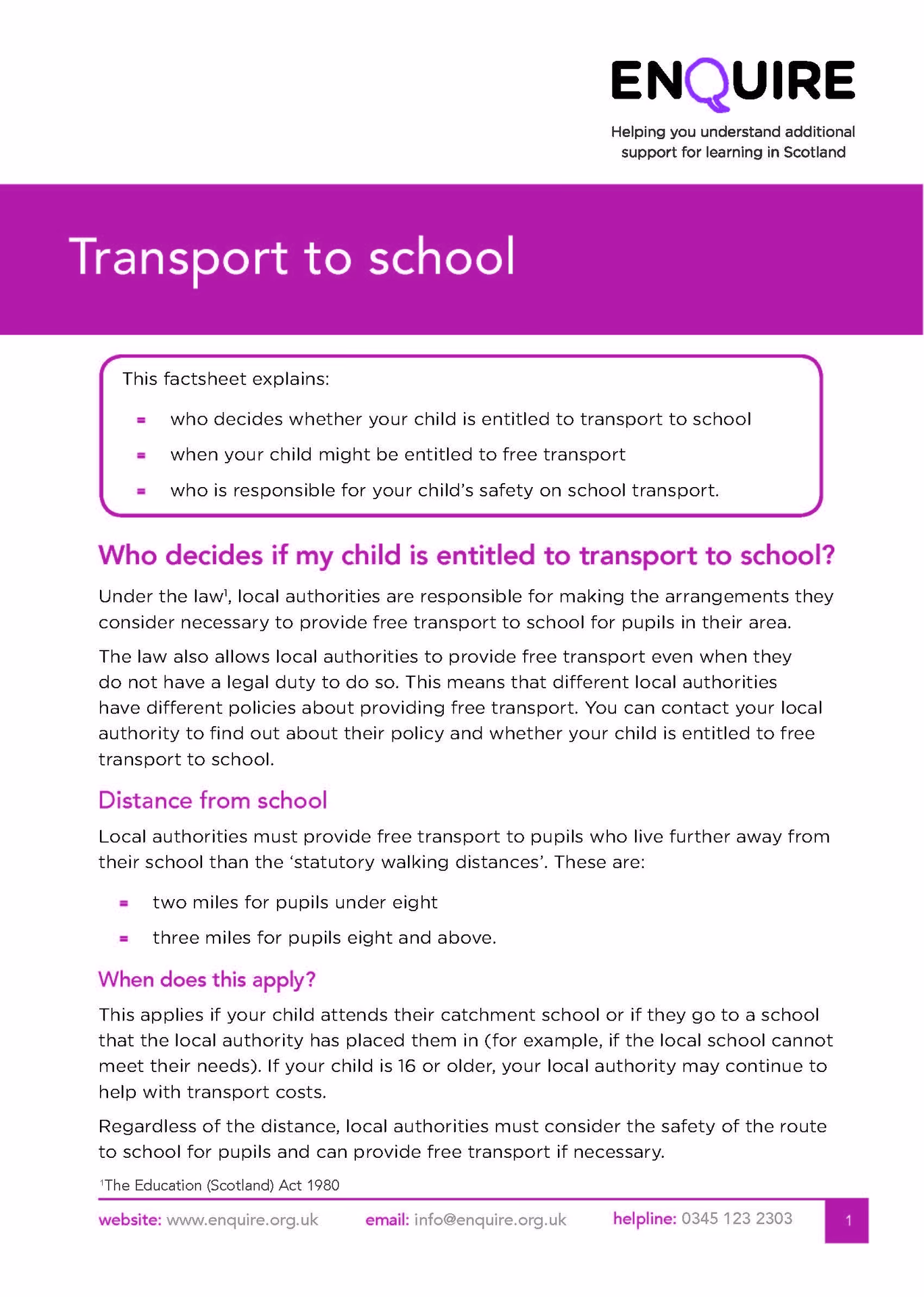 Can a 16 year old get free school transport?