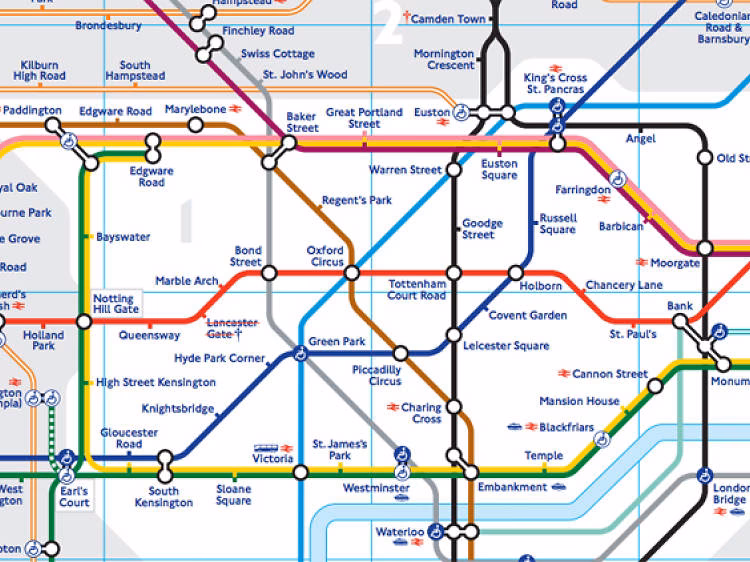 What are the bus routes from Euston Square to Hammersmith?