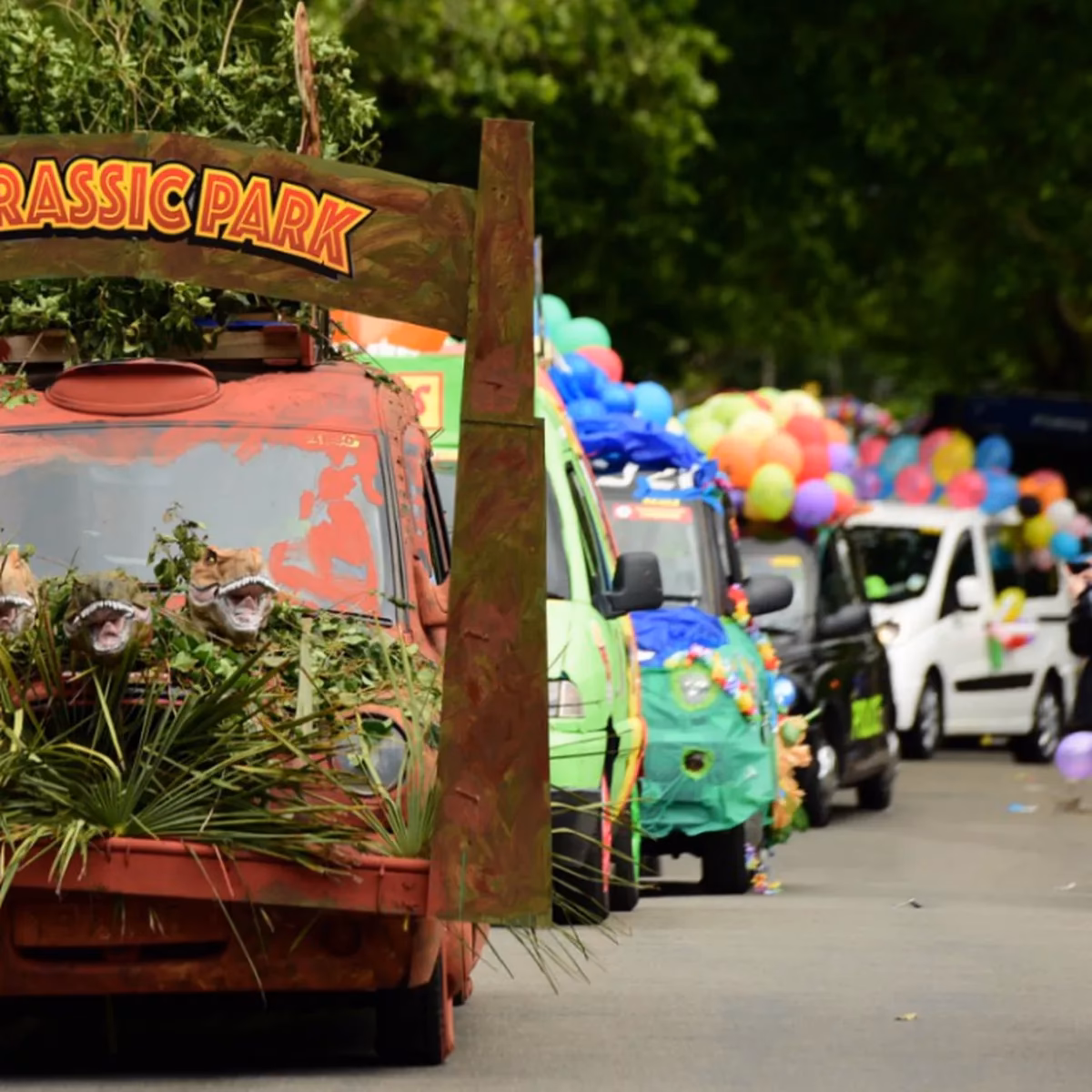 Why did children go on a day out in Troon?