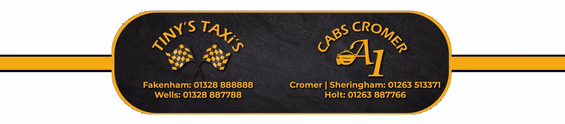 Where can I find Tinys taxis in Fakenham?