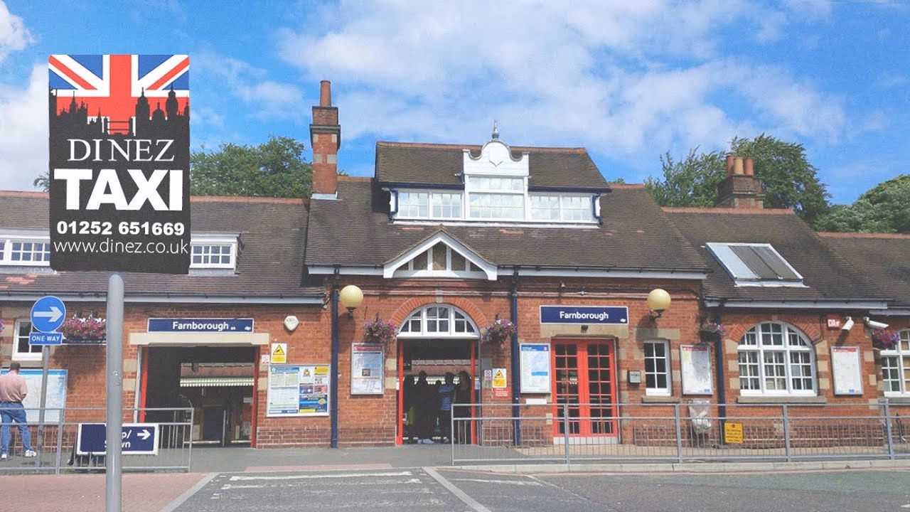 How far is Farnborough North from Farnborough (station)?