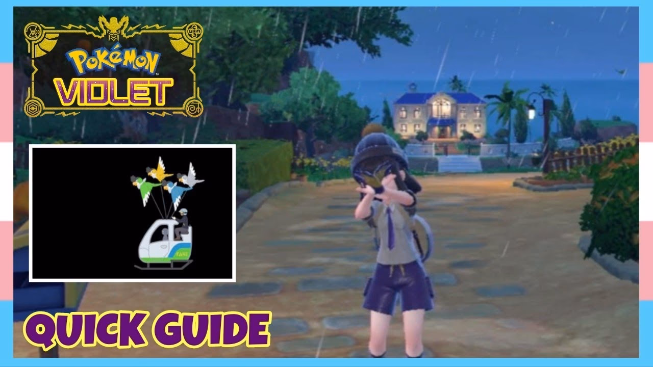 Where can I find fast travel points in Scarlet & Violet?