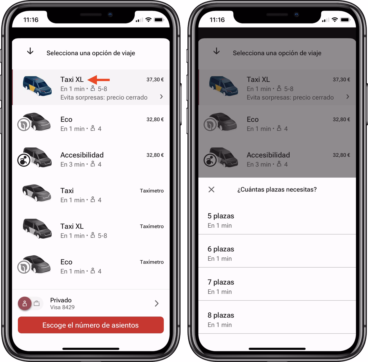 Does freenow offer pick-up from London Southend Airport?