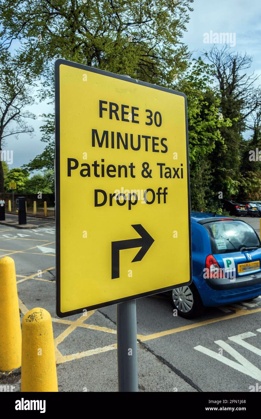 Is hospital parking free in Scotland?
