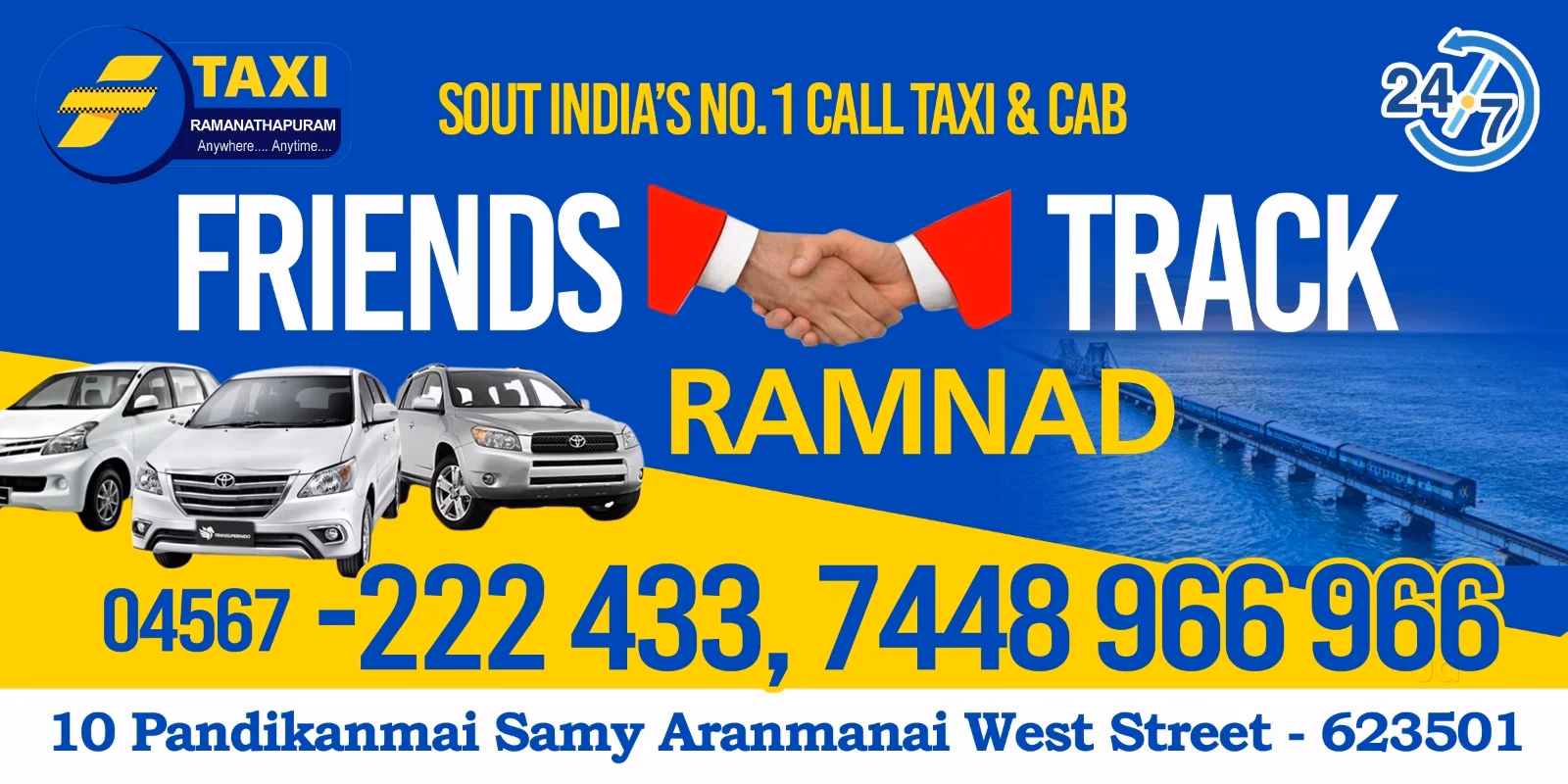 Who is friends track Call Taxi & cabs?