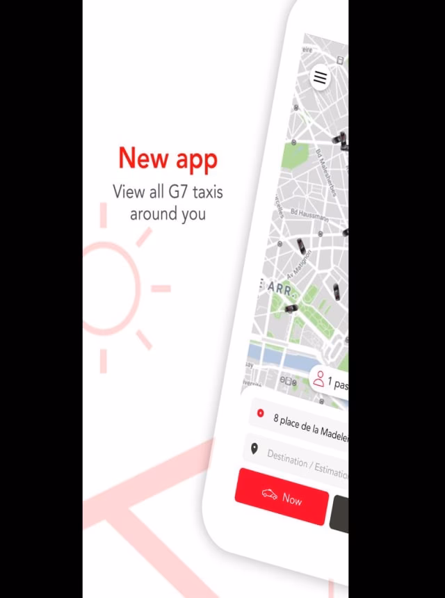 How to book a G7 taxi in Paris?