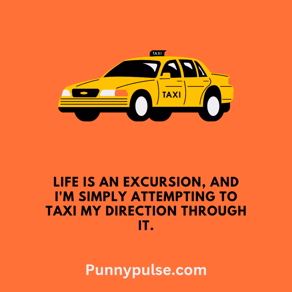 Are taxi Drunk Taxi puns offensive?