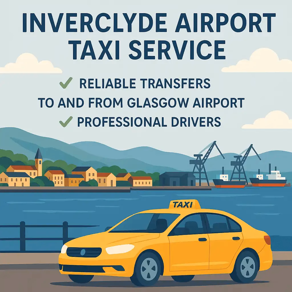 How does a taxi fare calculator work in Inverclyde?