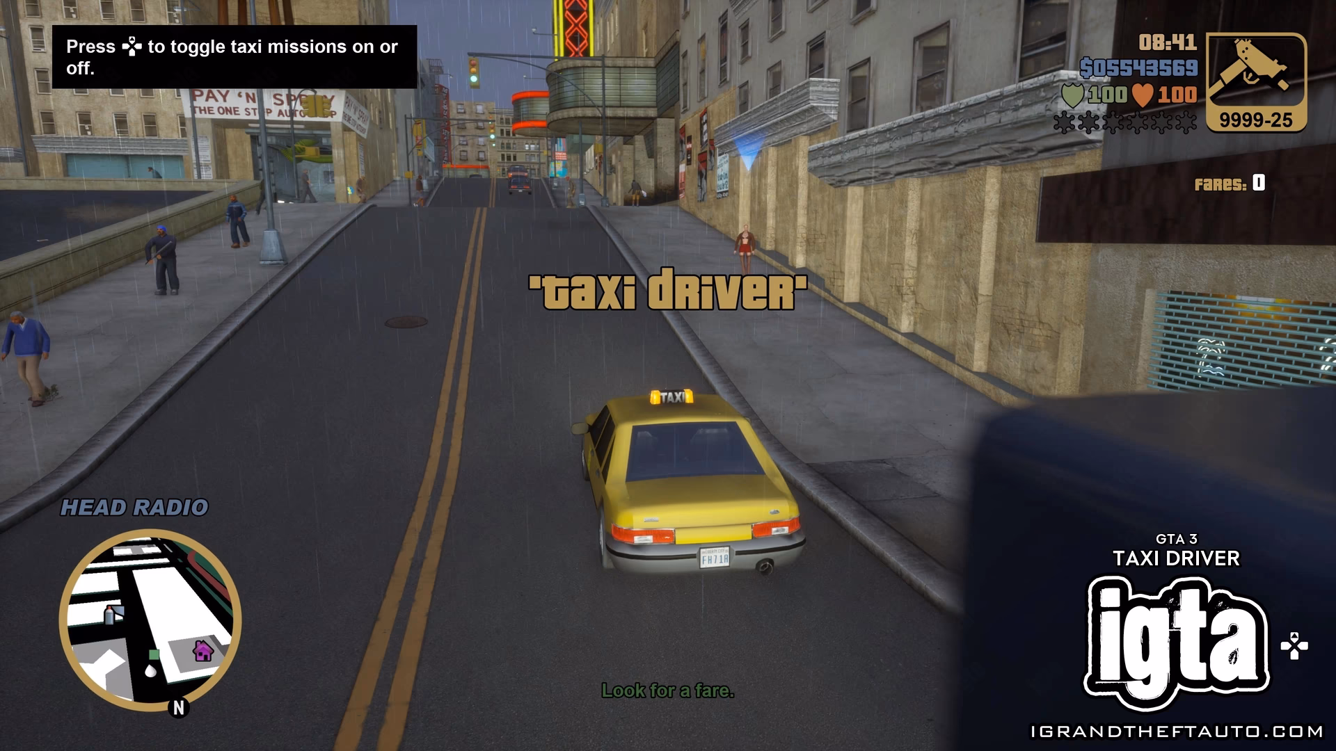 Does GTA Online have a taxi mission?