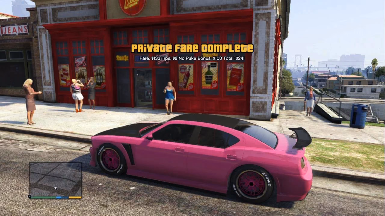 When do I need a private fare in GTA V?