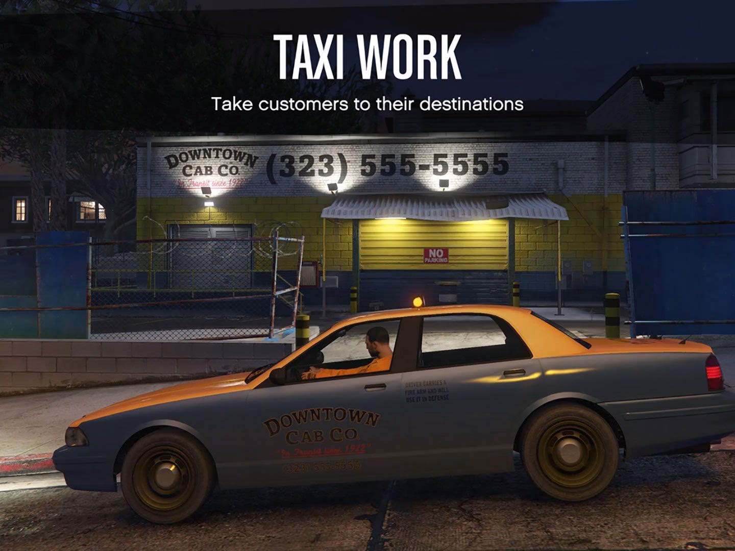 Where can I get a cab in GTA 5?