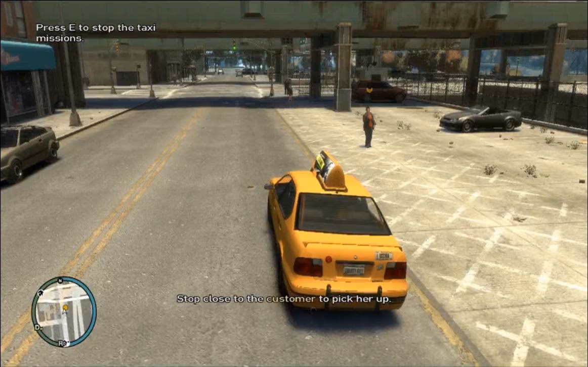 Do taxi missions work on a 4 door car?