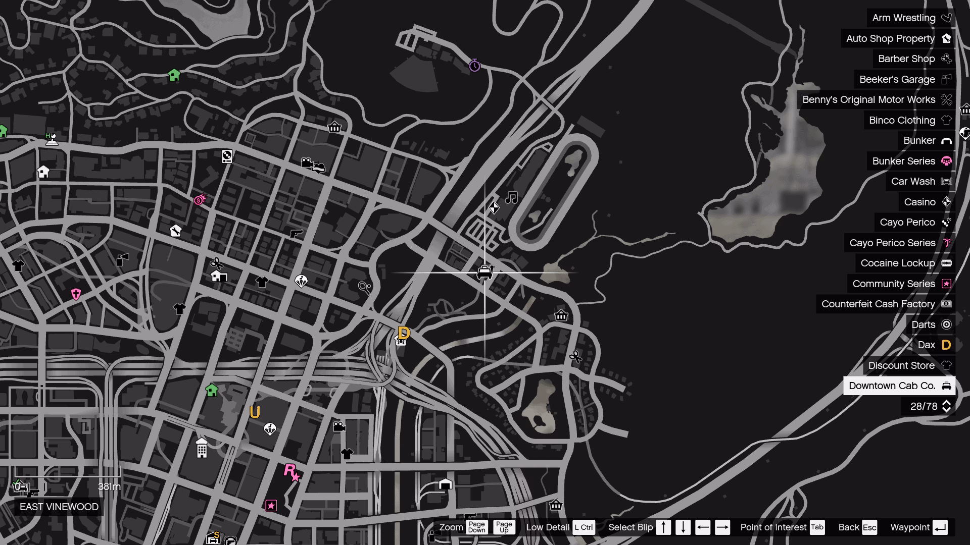 Does GTA V have a Ponsonbys store?