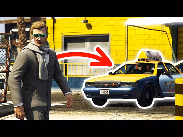 How to start taxi work in GTA Online?