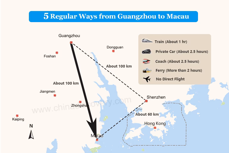 How to go to Guangzhou from Macau?