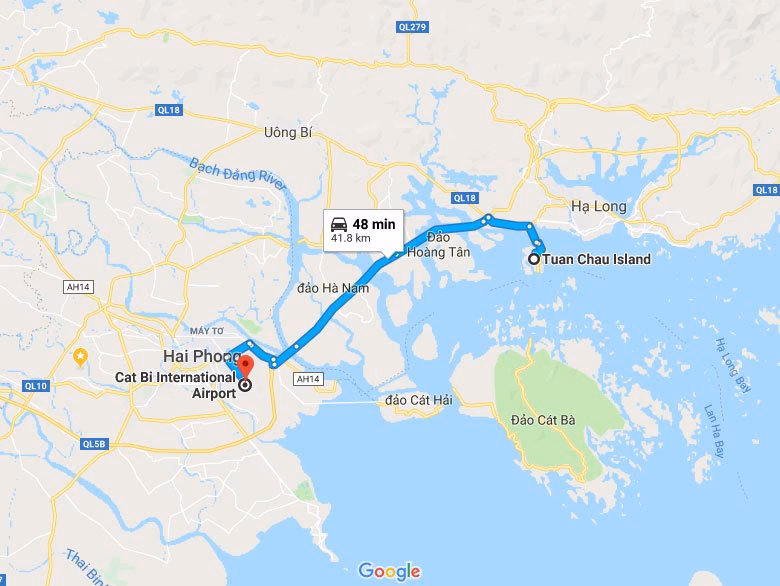 How much does it cost to travel to Halong Bay?