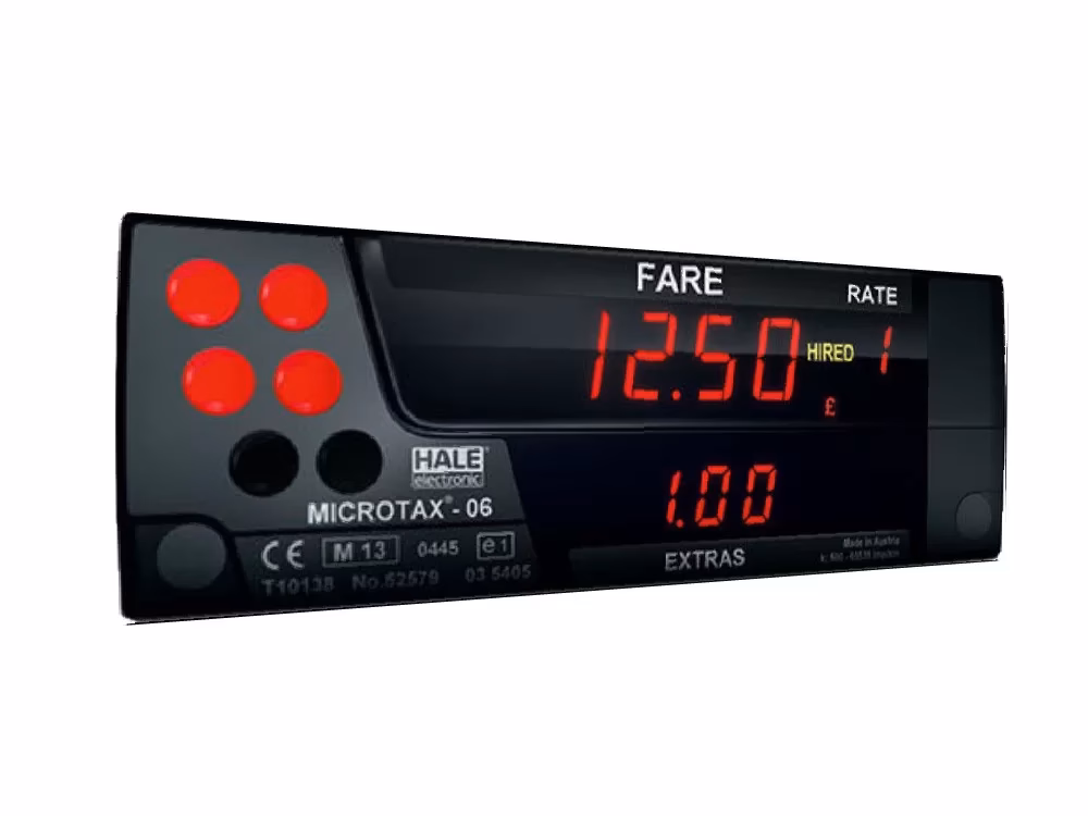 How do I add a pre-programmed tariff to my Hale taxi meter?