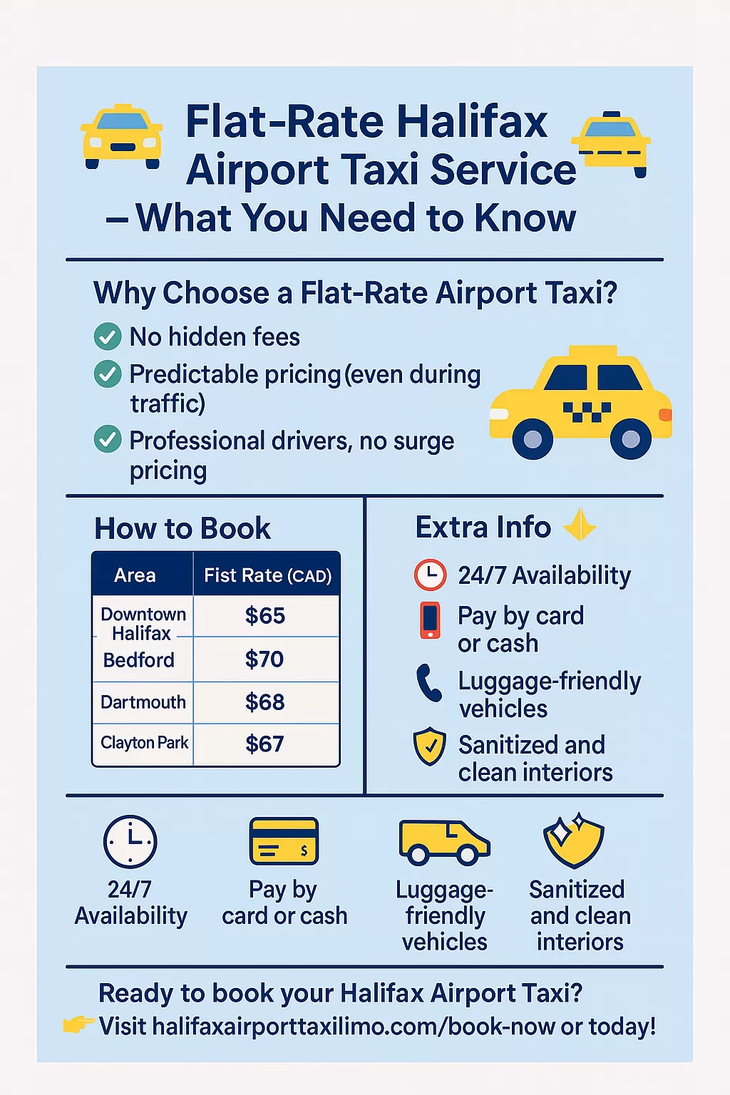 Who provides Halifax airport taxi services?