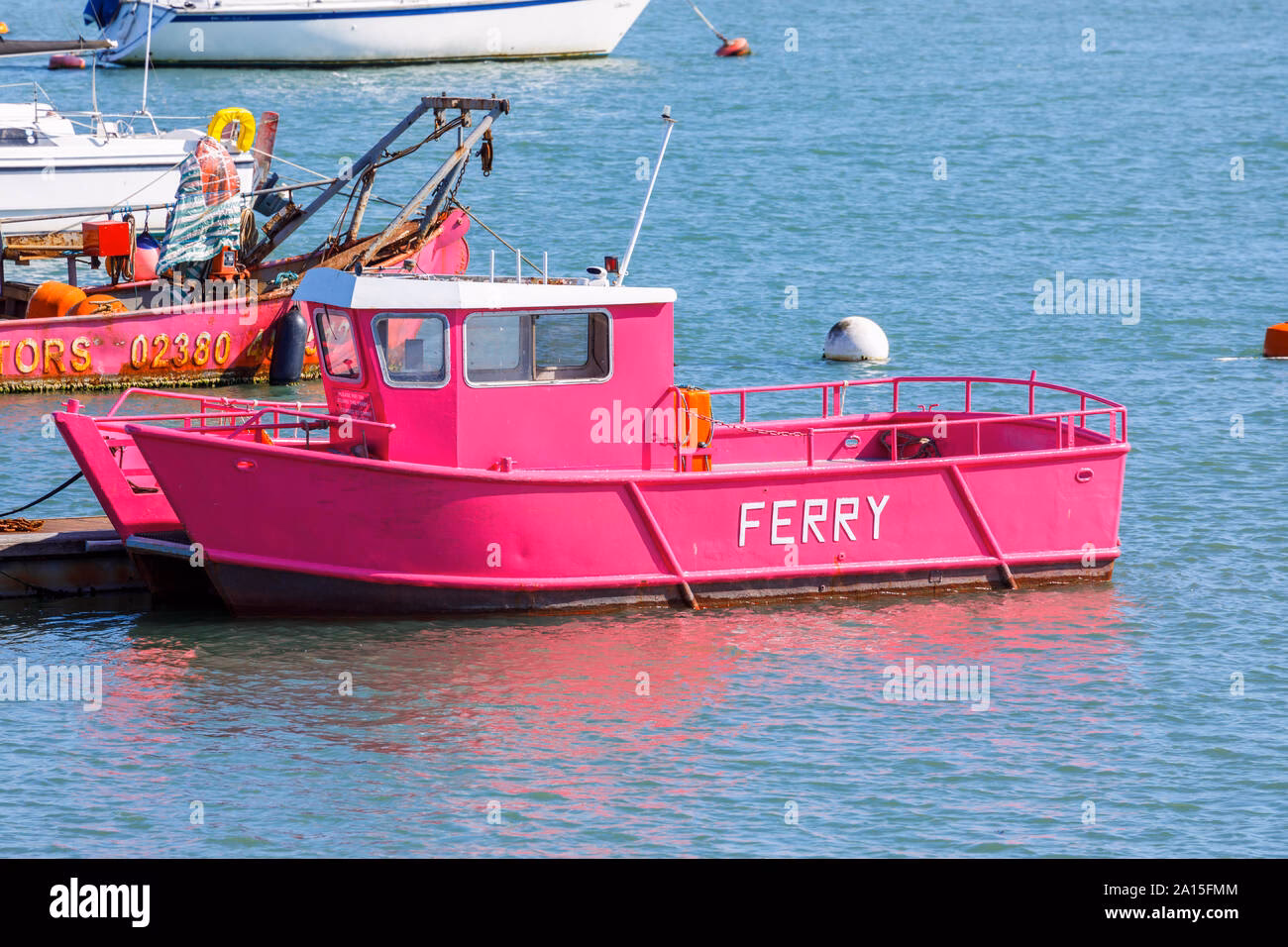 Why do people go on the 'Hamble Ramble' ferry?