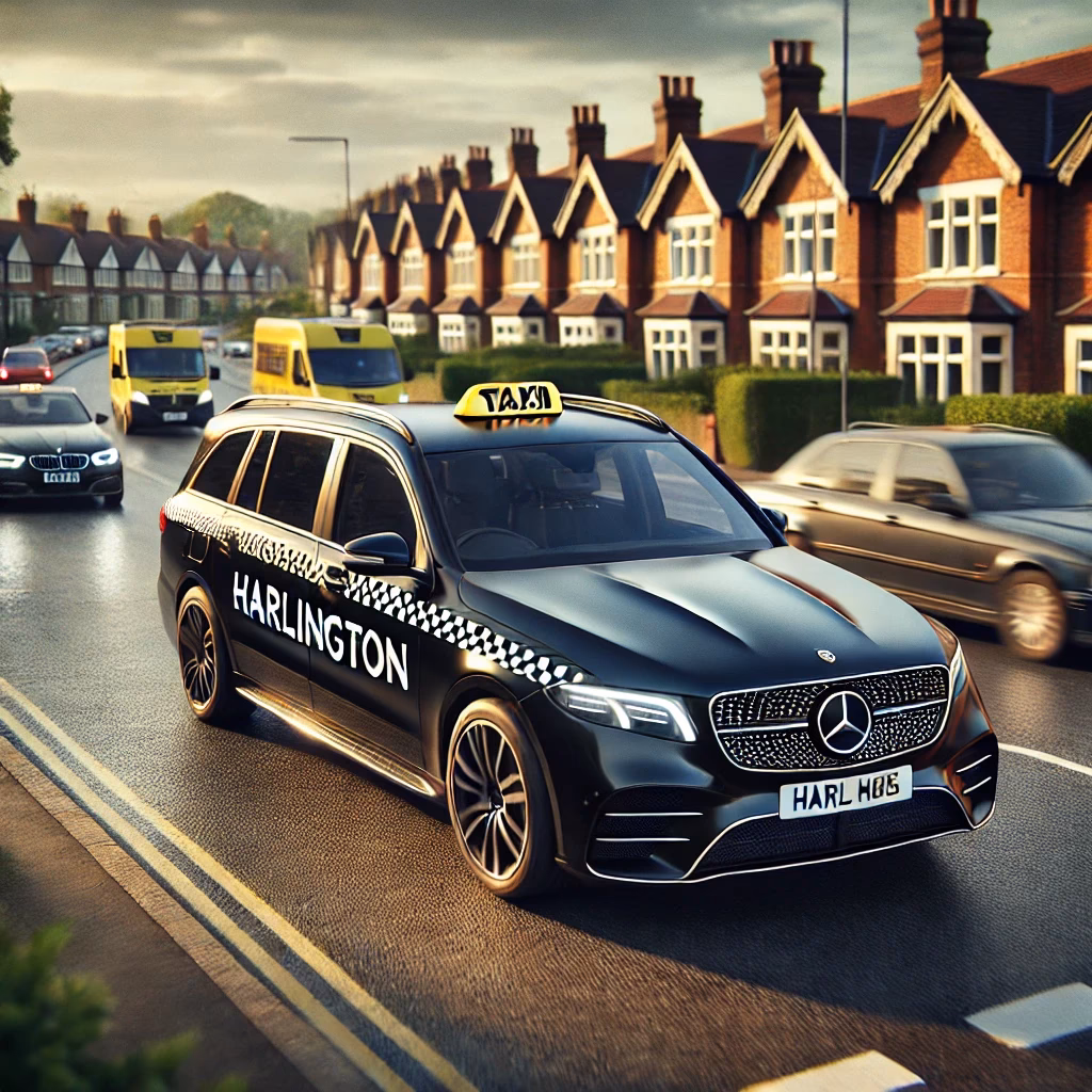 Where is Harlington railway station?