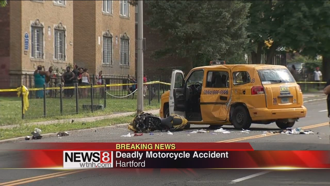 What happens if another vehicle hits a taxi?