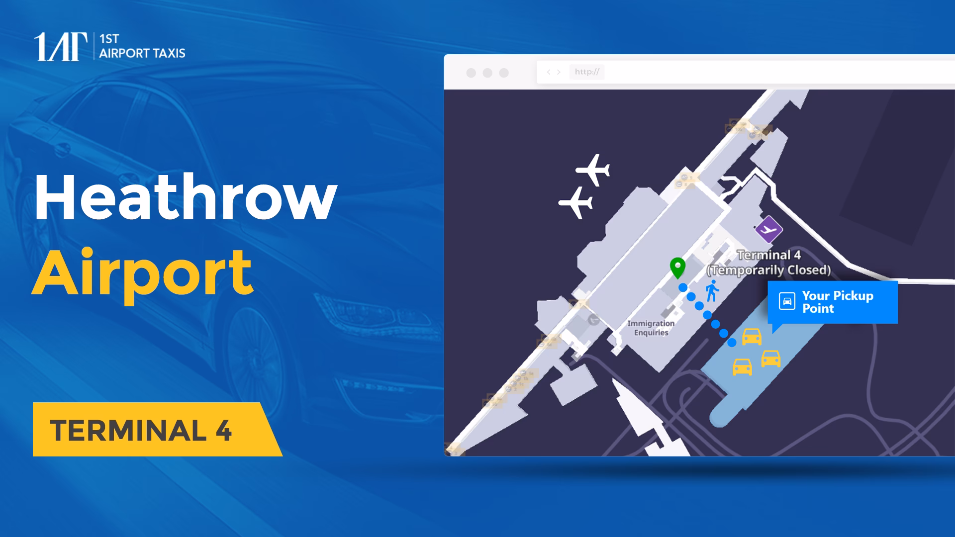 How do I pick up at Heathrow Terminal 3?