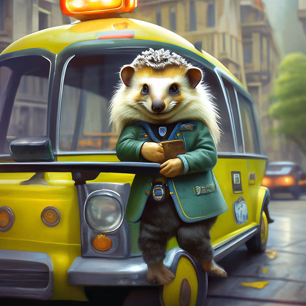Who is the hedgehog community bus service?