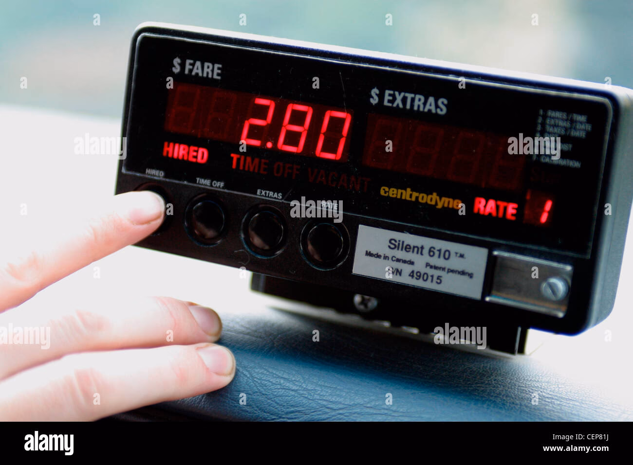 Do taxi meters start at 0?