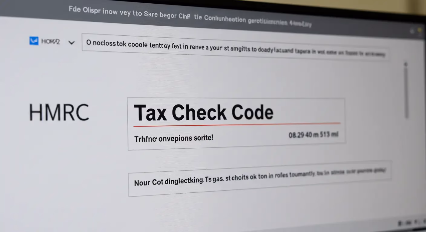 Do I need an HMRC Tax check code?
