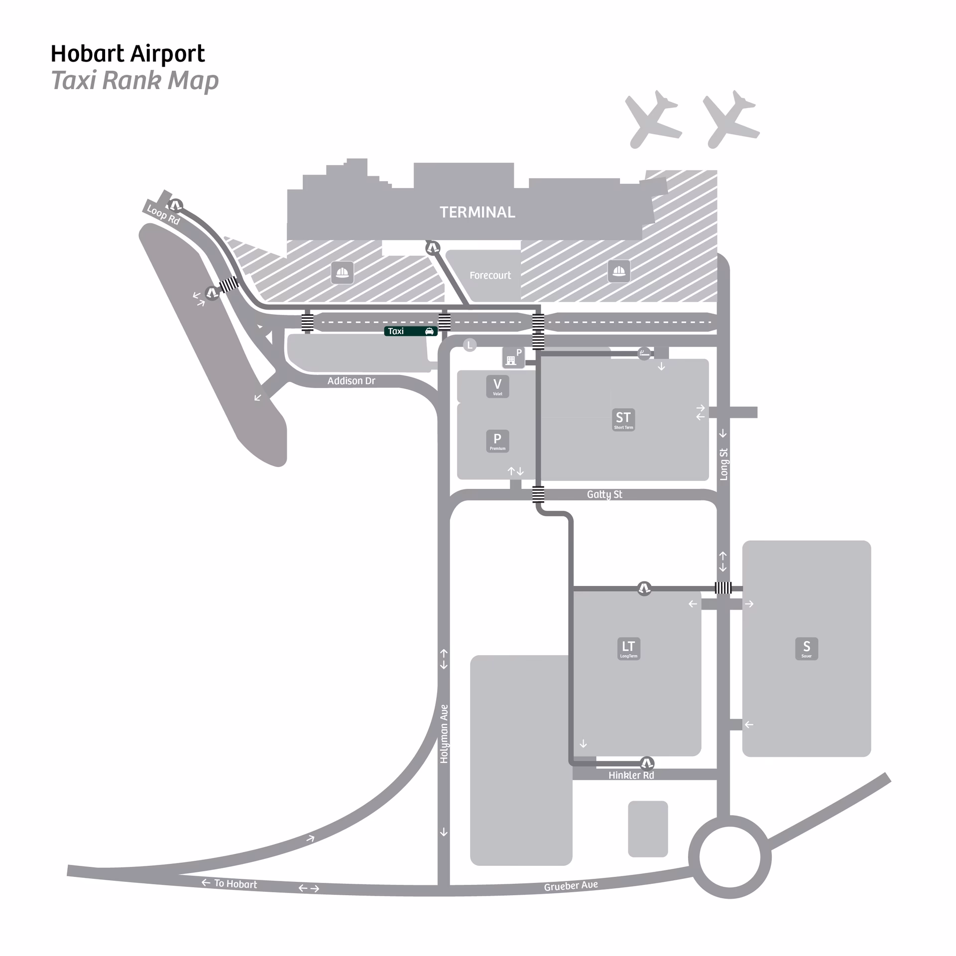 Is there a bus from Hobart Airport (HBA)?