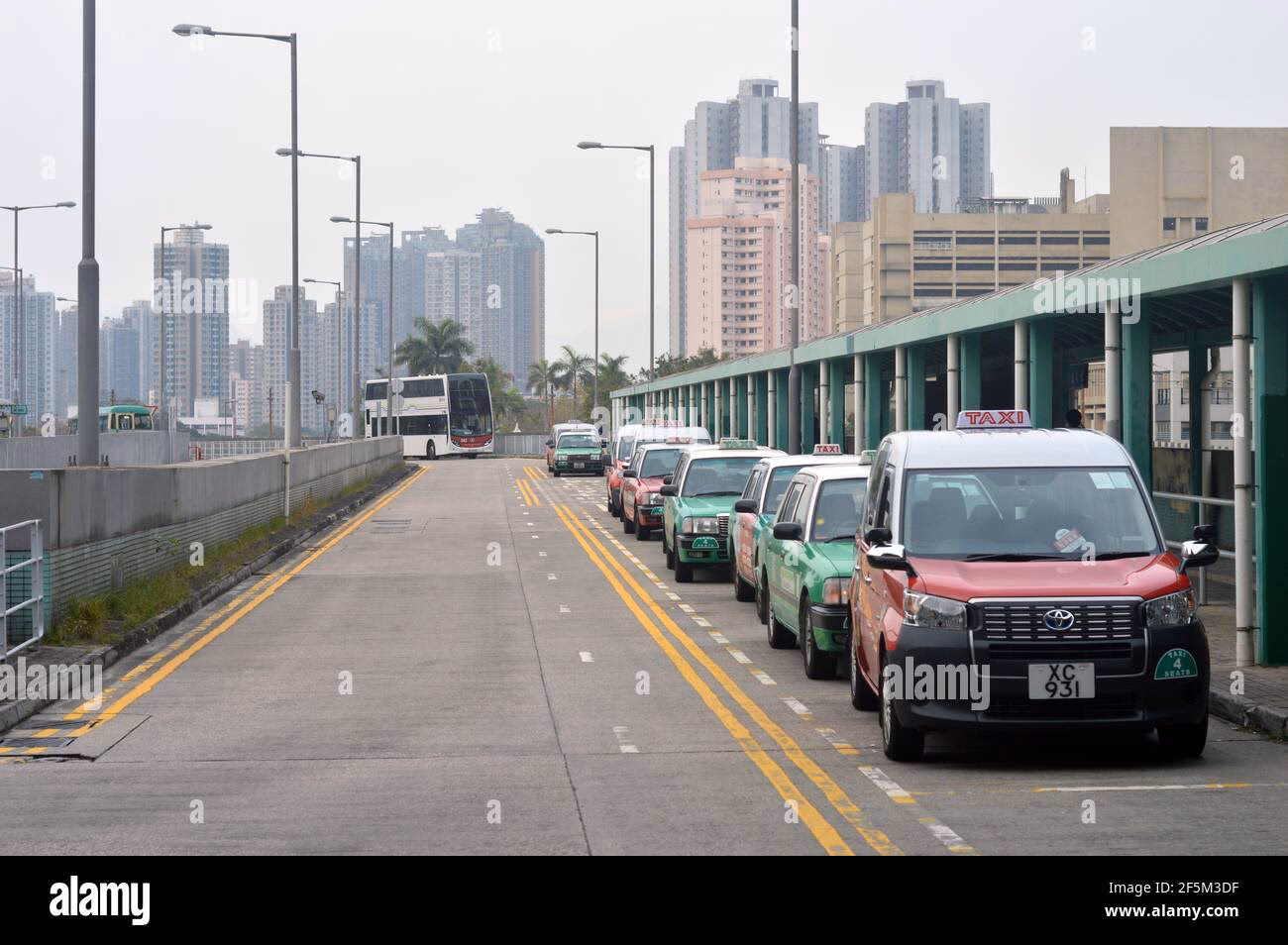 Can I take a taxi to Hong Kong Airport Express?