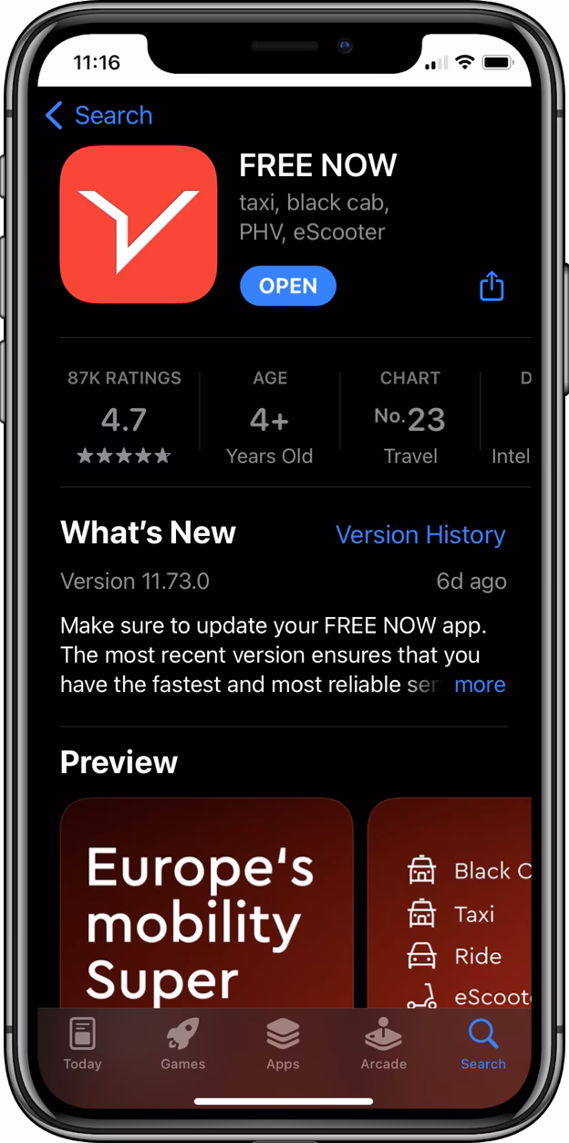How do I create a freenow account?