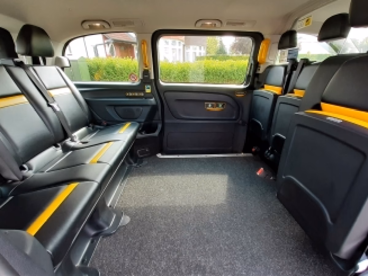 How many people in a taxi in London?