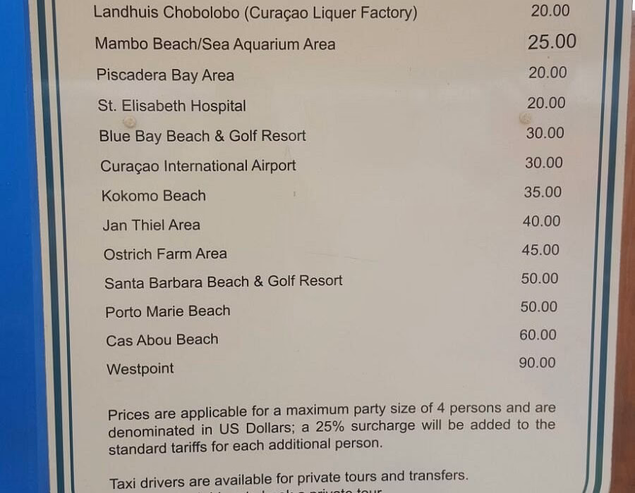 How does friendly taxi Curaçao work?