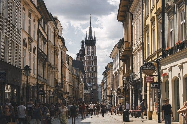 How do I book a taxi ride in Krakow?