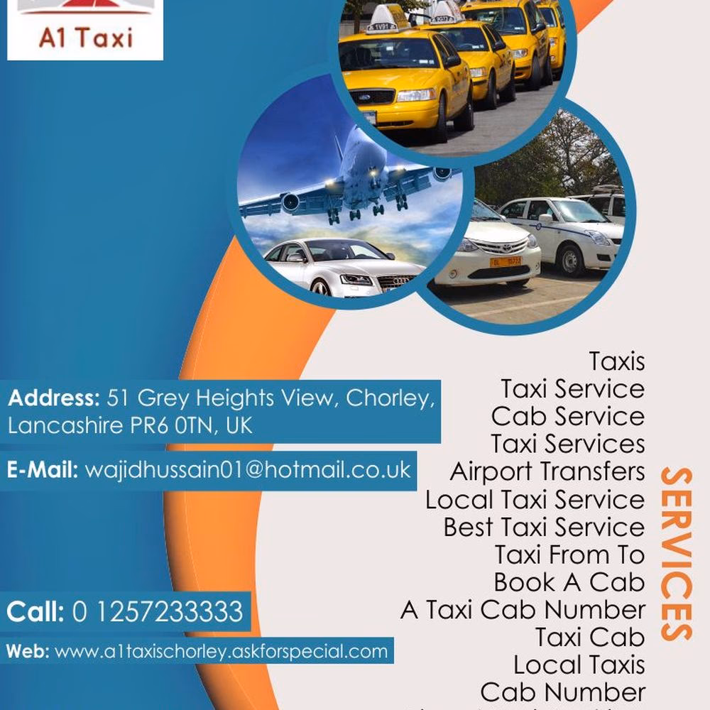 How do taxi prices work in Chorley?