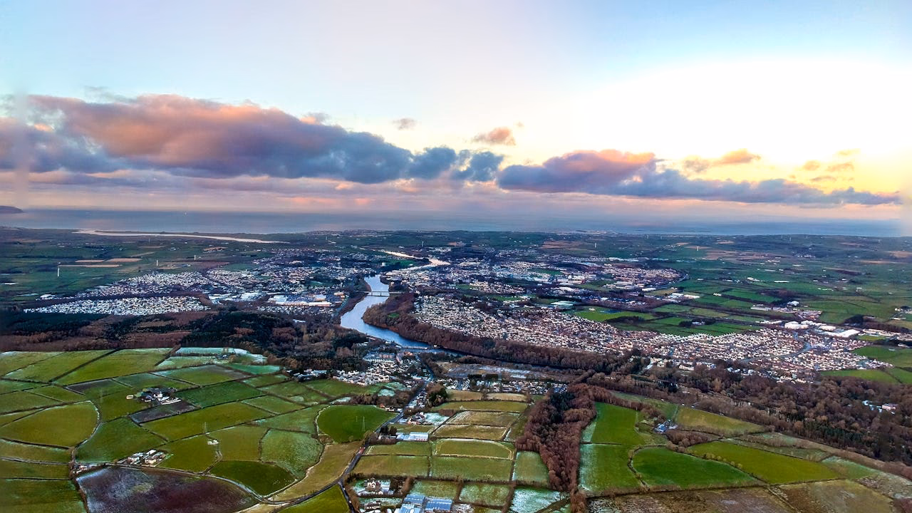 What companies run services from Coleraine to Antrim?