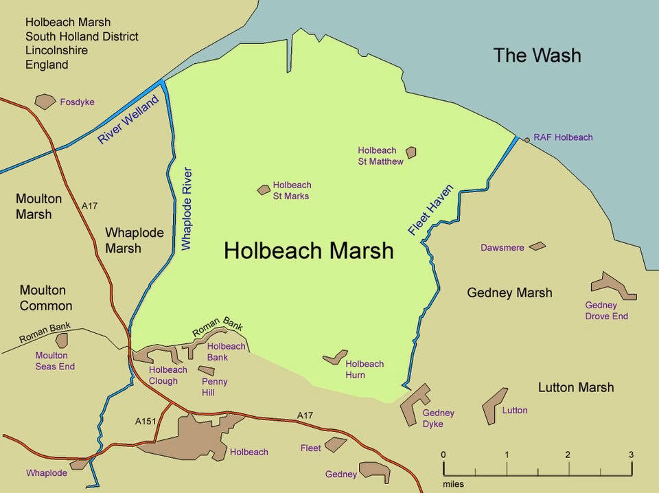 What is Holbeach St Marks known for?