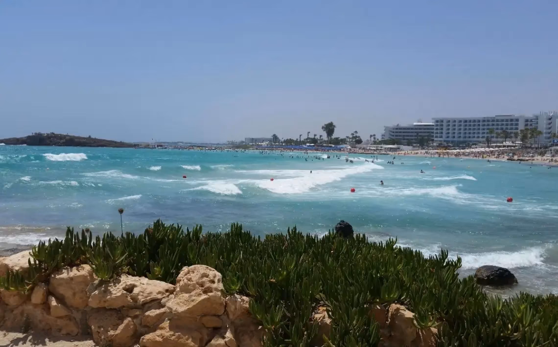How to get from Larnaca Airport to Nissi Beach?