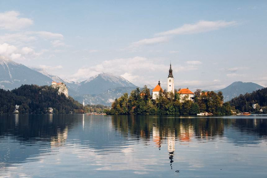 How far is Ljubljana Airport from Lake Bled?