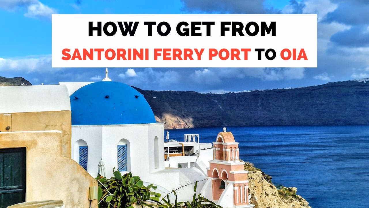 How to get from Santorini port to Oa?